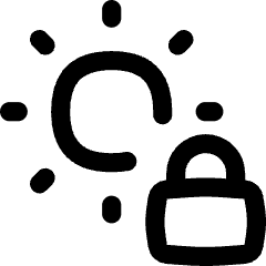Brightness Lock Icon from Flex Line Set