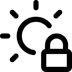 Brightness Lock Icon from Core Line Set