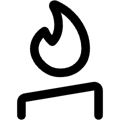 Candle Icon from Core Line Set