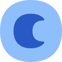 Dark Dislay Mode Icon from Flex Flat Set