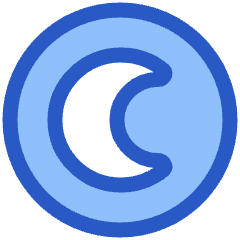 Dark Dislay Mode Icon from Plump Duo Set