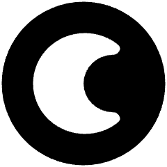 Dark Dislay Mode Icon from Plump Solid Set