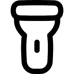 Flashlight Icon from Flex Line Set