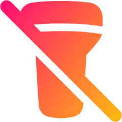 Flashlight Off Icon from Plump Gradient Set