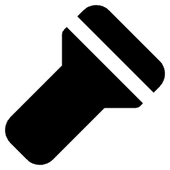 Flashlight Icon from Core Solid Set
