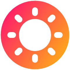 Light Display Mode Icon from Plump Gradient Set