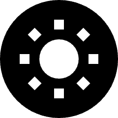 Light Display Mode Icon from Sharp Solid Set