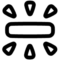 Light Fluorescent Ambient Icon from Plump Line Set