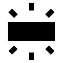 Light Fluorescent Ambient Icon from Sharp Solid Set
