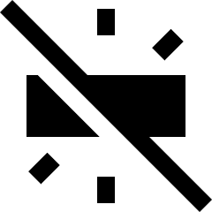 Light Fluorescent Ambient Off Disable Icon from Sharp Solid Set