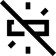 Light Fluorescent Ambient Off Disable Icon from Sharp Line Set