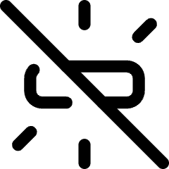 Light Fluorescent Ambient Off Disable Icon from Core Line Set