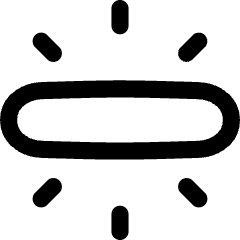 Light Fluorescent Ambient Icon from Flex Line Set