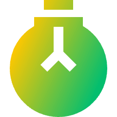 Light Home Ceiling Icon from Sharp Gradient Set