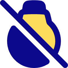 Light Home Ceiling Off Icon from Plump Pop Set