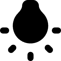 Light Home Ceiling On Icon from Micro Solid Set