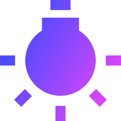 Light Home Ceiling On Icon from Sharp Gradient Set