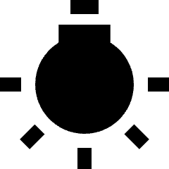 Light Home Ceiling On Icon from Sharp Solid Set