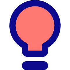 Lightbulb Icon from Core Pop Set