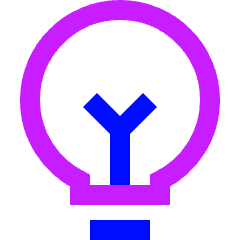 Lightbulb Icon from Sharp Neon Set