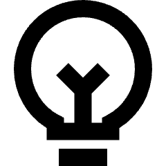 Lightbulb Icon from Sharp Remix Set