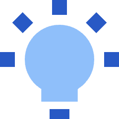 Lightbulb On Icon from Sharp Flat Set