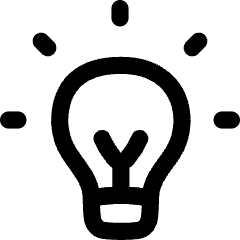 Lightbulb On Icon from Flex Line Set