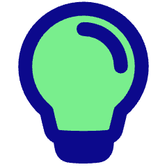 Lightbulb Icon from Plump Pop Set