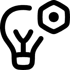 Lighting Setting Bolt Nut Icon from Flex Line Set