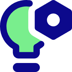 Lighting Setting Bolt Nut Icon from Core Pop Set