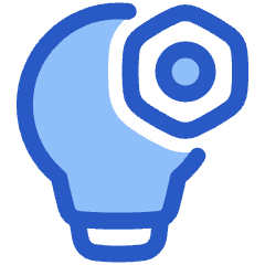 Lighting Setting Bolt Nut Icon from Plump Duo Set