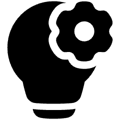 Lighting Setting Gear Icon from Plump Solid Set