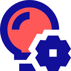 Lighting Setting Gear Icon from Sharp Pop Set