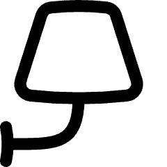 Lighting Wall Lamp Icon from Flex Line Set