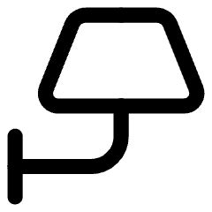 Lighting Wall Lamp Icon from Core Line Set