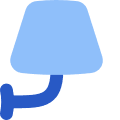 Lighting Wall Lamp Icon from Flex Flat Set