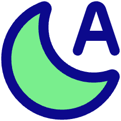 Night Bedtime Mode Auto Icon from Plump Pop Set
