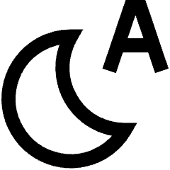 Night Bedtime Mode Auto Icon from Sharp Line Set
