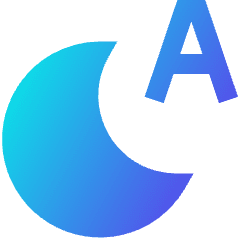 Night Bedtime Mode Auto Icon from Sharp Gradient Set