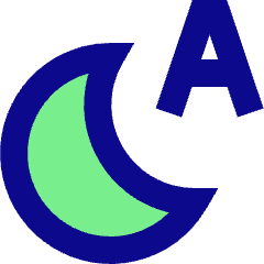 Night Bedtime Mode Auto Icon from Sharp Pop Set