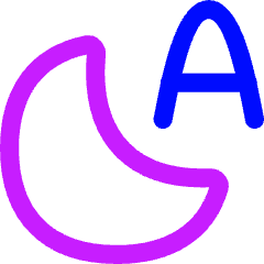 Night Bedtime Mode Auto Icon from Flex Neon Set