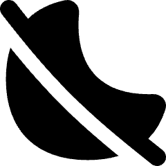 Night Bedtime Mode Off Icon from Flex Solid Set