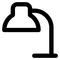 Table Lamp 1 Icon from Core Line Set