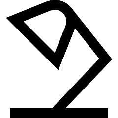 Table Lamp 1 Icon from Sharp Line Set