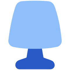 Table Lamp 2 Icon from Plump Flat Set