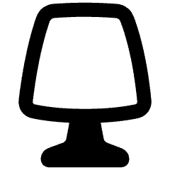 Table Lamp 2 Icon from Plump Remix Set