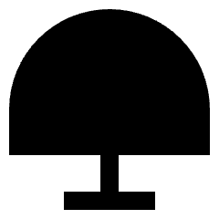 Table Lamp 3 Icon from Sharp Solid Set