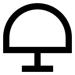 Table Lamp 3 Icon from Sharp Line Set