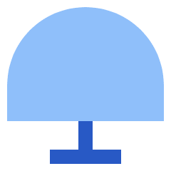 Table Lamp 3 Icon from Sharp Flat Set