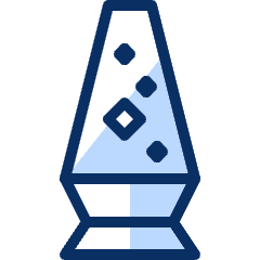 Lamp Lava Icon from Cyber Duotone Set